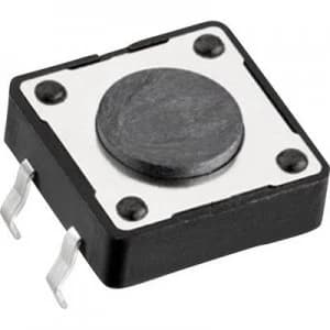 Wuerth Elektronik WS TSW 430456043736 Pushbutton 12 Vdc 0.05 A 1 x OffOn momentary