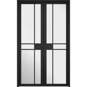 LPD (W) 24" Room Divider Black Greenwich W4 Internal Room Divider