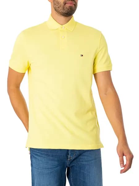 Tommy Hilfiger 1985 Regular Polo Shirt Yellow Tulip L
