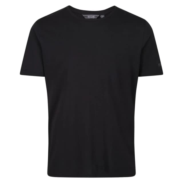 Regatta 'Tait' Lightweight Active T-Shirt Jet Black