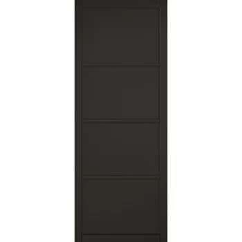 Soho - 4 Panel Primed Black Internal Door - 1981 x 838 x 35mm