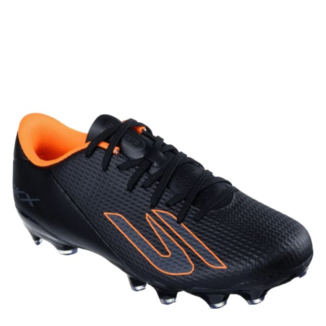 Skechers SKX.2 Academy Adults Firm Ground Football Boots Black/Orange male 6 (39.5)