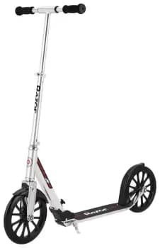 Razor A6 Folding Kick Scooter for Kids & Adults - Silver