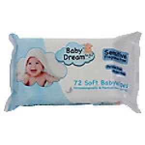Baby Dream Wet Wipes Sensitive 72 Pieces