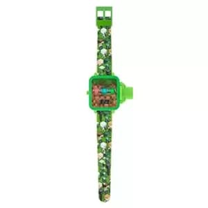 Mojang Minecraft Green Strap Projection Watch MN4103