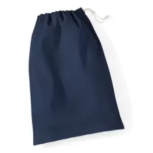 Westford Mill Cotton Stuff Bag - 0.25 To 38 Litres (L) (Navy Blue)