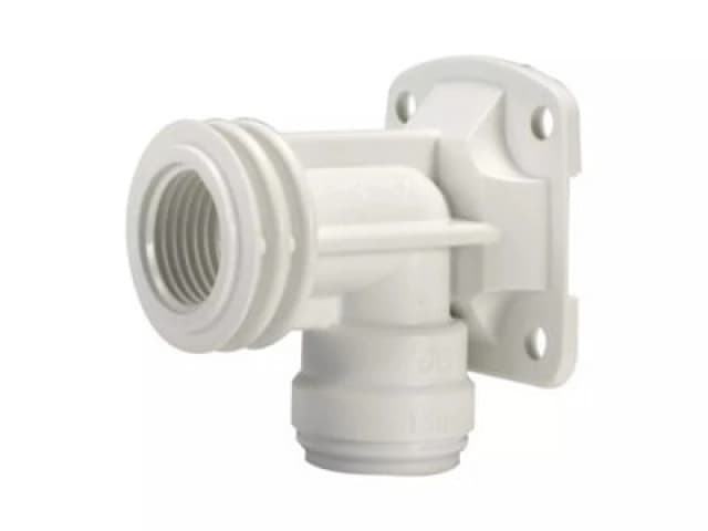 JG Speedfit John Guest Speedfit Plastic Back Plate Elbow 15 X 1/2"