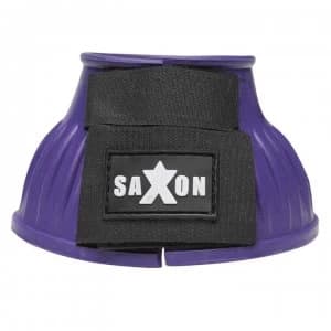 Saxon Ribbed Touch Tape Bell Boots - Purple