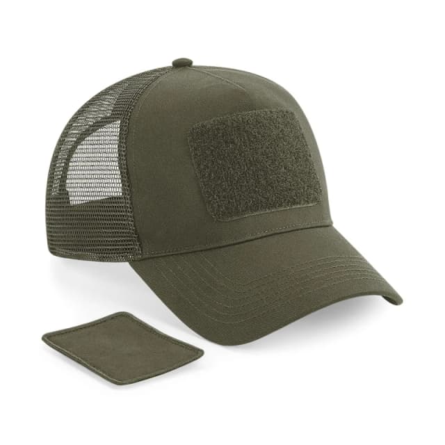 Beechfield Mens Patch Snapback Cap in Green Green Male One Size