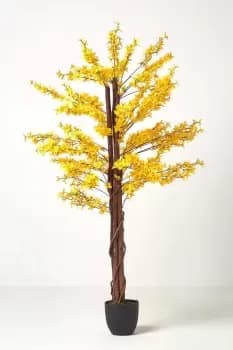 Artificial Forsythia Tree - Yellow Silk Flowers