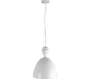 INTERIORS by Premier Stockholm Metal Pendant Ceiling Light - White
