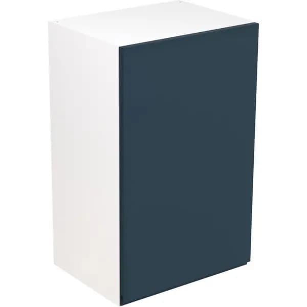 Kitchen Kit Ready Made J-Pull Kitchen Cabinet Wall Unit Ultra Matt 450mm in Indigo Blue