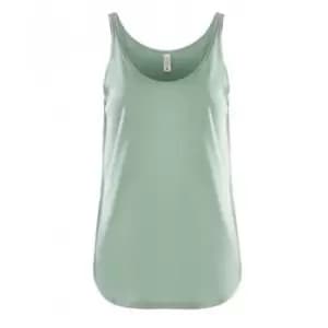 Next Level Womens/Ladies Sleeveless Tank Top (M) (Stonewash Green)