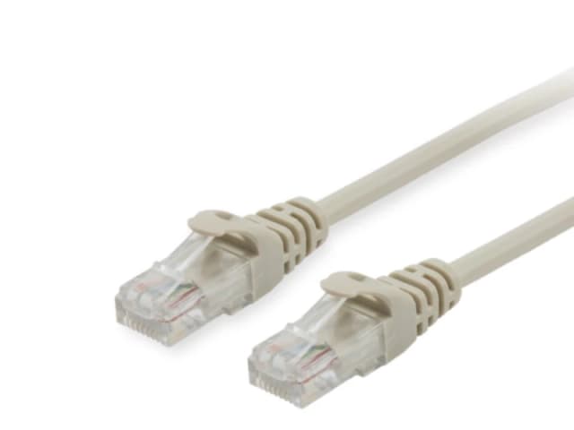 Equip Cat.6A U/UTP Patch Cable. 0.15m. Beige