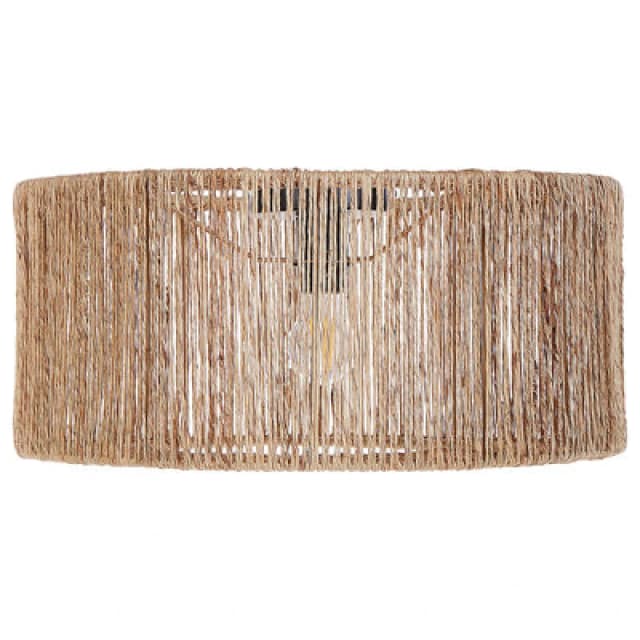 Beliani Ceiling Lamp Sewa Jute Natural