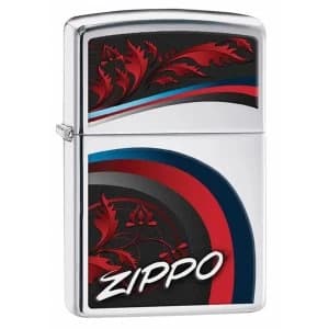 Zippo Classic Logo High Polish Chrome