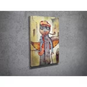 DC009 Multicolor Decorative Canvas Painting