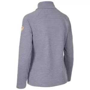 Trespass Womens/Ladies Olga Leather Fleece Top (S) (Denim Blue Marl)