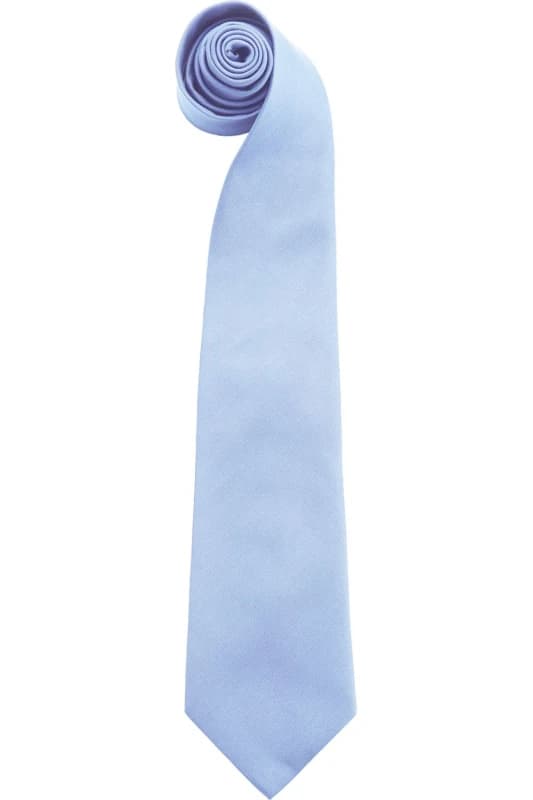 Premier Premier Men “ColoursPlain Fashion Business Tie Pack of 2 in Mid Blue Mid Blue One Size Male 5059269153458