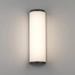 LED 1 Light Indoor Large Wall Light Bronze Effect IP44
