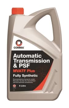 MultiVehicle Automatic Transmission & Power Steering Fluid 5 Litre MVATF5L COMMA