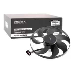 RIDEX Cooling Fan VW,AUDI,SKODA 508R0029 1J0959455F,1J0959455F,1J0959455F Radiator Fan,Fan, radiator 1J0959455F