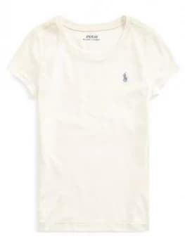 Ralph Lauren Girls Classic Short Sleeve T-Shirt, White, Size Age: 4 Years, Women