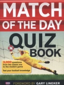 Match of the Day Quiz Book by Gary Lineker Paperback