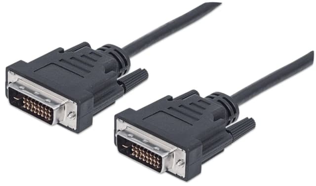 Manhattan Digital DVI-D Dual Link Video Cable. 3m. Male to Male. Fully