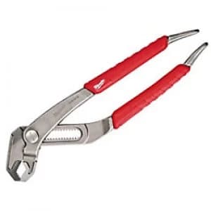 Milwaukee Hex-Jaw Plier 48226208 31.75mm Nickel and Chrome forged alloy steel Silver, Red