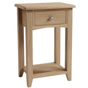 Golston Light Oak Telephone Table