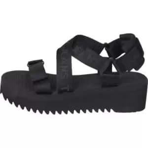Tommy Jeans Flatform Eva Tommy Jeans Sandal - Black