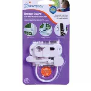 Dreambaby Breezz-Guard Keyless Window Restrictor - White