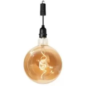 Battery LED Garden Bulb Sphere - Black - Luxform