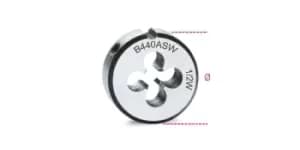 Beta Tools 440ASW Chrome-Steel Round Whitworth Thread Die BSW 1" x 8