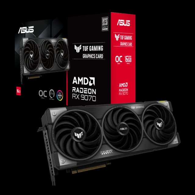 ASUS TUF Gaming Radeon RX 9070 OC Edition 16GB GDDR6 - TUF-RX9070-O16G-GAMING