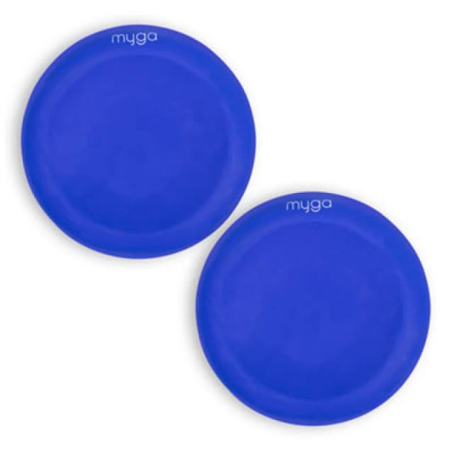 Myga Pair Of Royal Blue Yoga Jellies For Comfortable Practice