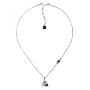 Ladies Karl Lagerfeld Silver Plated Eclectic Stud Necklace