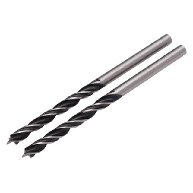 Draper 16154 Brad Point Drill Bit, 3.0mm x 60mm (Pack of 2) 16154