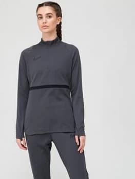 Nike Womens Academy 21 Dry Drill Top - Grey