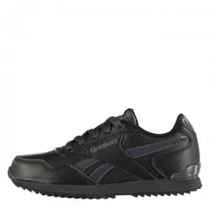 Reebok Royal Glide Ripple Clip Boys Shoes - Black