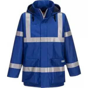 Portwest S785 Bizflame Rain Anti-Static FR Jacket Royal Blue 2XL