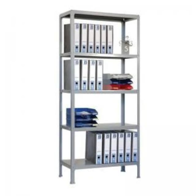 ESE Direct Boltless Steel Shelving with 5 Metal Shelves - 1800 x 1000 x 300mm (H x W x D) 385659 Archive Storage Shelving