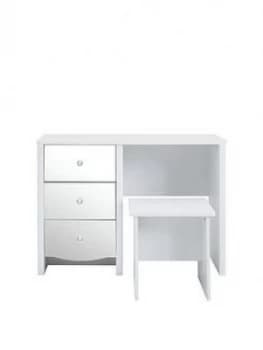 Alexis Mirror Effect Dressing Table And Stool Set