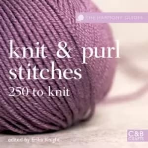 Knit & purl stitches - Erika Knight - Paperback - Used
