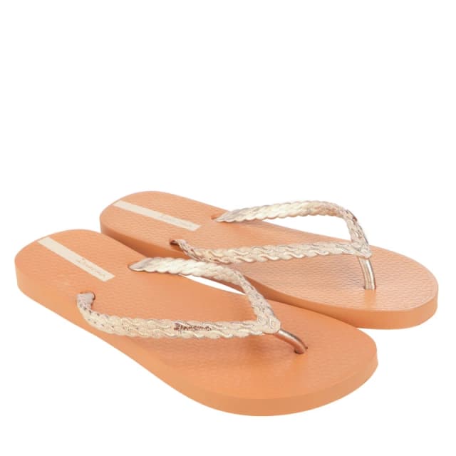 Ipanema Exuberance Chrome Flip Flops - Brown Brown 3
