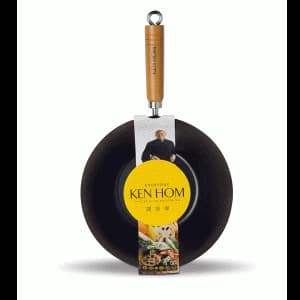 Ken Hom Non-Stick Easy Care Carbon Steel Hot Wok - 35cm