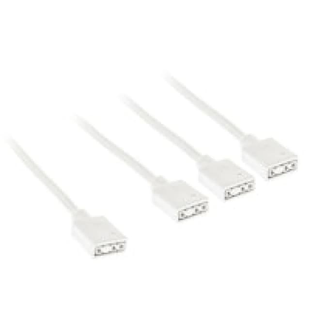 Kolink ARGB 1-3 White Splitter Cable - 30cm