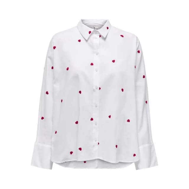 Only Womens long sleeve shirt Only New Lina Grace Blanc Female S