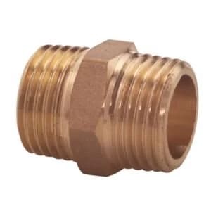 Plumbsure Brass Hex nipple Dia19mm